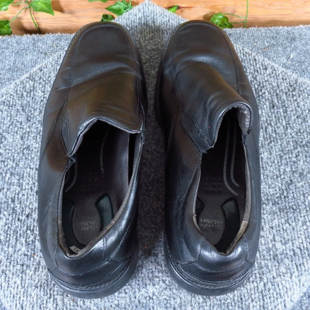 Nunn Bush 81065-01 Mens Slip On‎ Loafer Size 11 Business Casual Black Leather